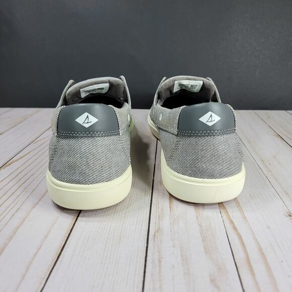 Sperry Mens Outer Banks Boat Shoes, Grey, size 13. - Picture 5 of 7